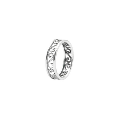 KURUXE RING SILVER FILIGREE BRAID