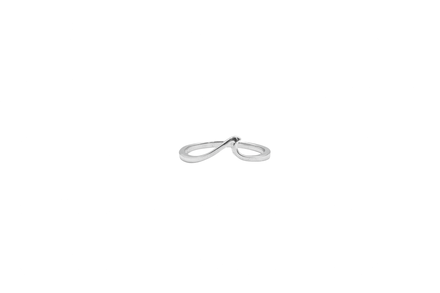 MARHI RING SILVER WAVE RING