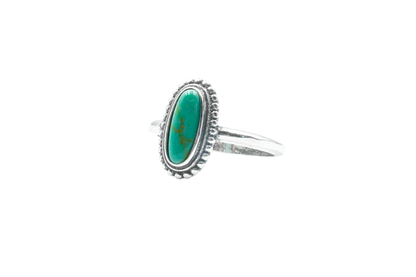 JARIK RING OVAL LARIMAR RING