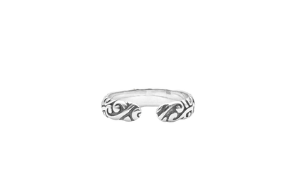 MURINI RING TOE & MIDI TWIGS SILVER RING