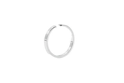 MUSTIN RING MIDI &amp; TOE PLAIN SILVER RING