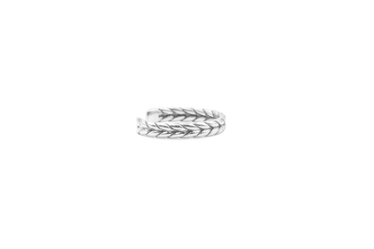 XUTSIN MIDI RING MIDI & TOE SILVER BRAIDED