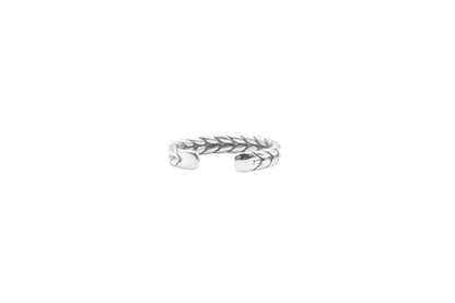 XUTSIN MIDI RING MIDI & TOE SILVER BRAIDED