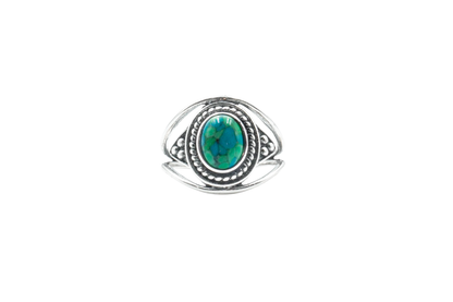 TANA RING OVAL TURQUOISE RING