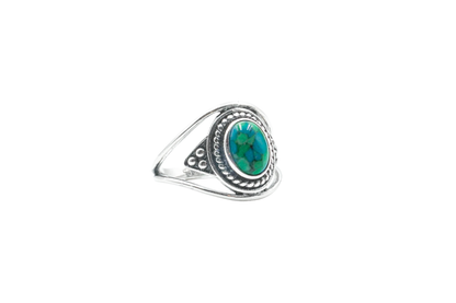 TANA RING OVAL TURQUOISE RING