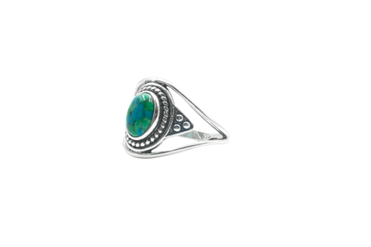 TANA RING OVAL TURQUOISE RING