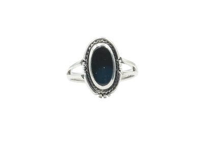 HMU RING OVAL BLACK ONYX RING