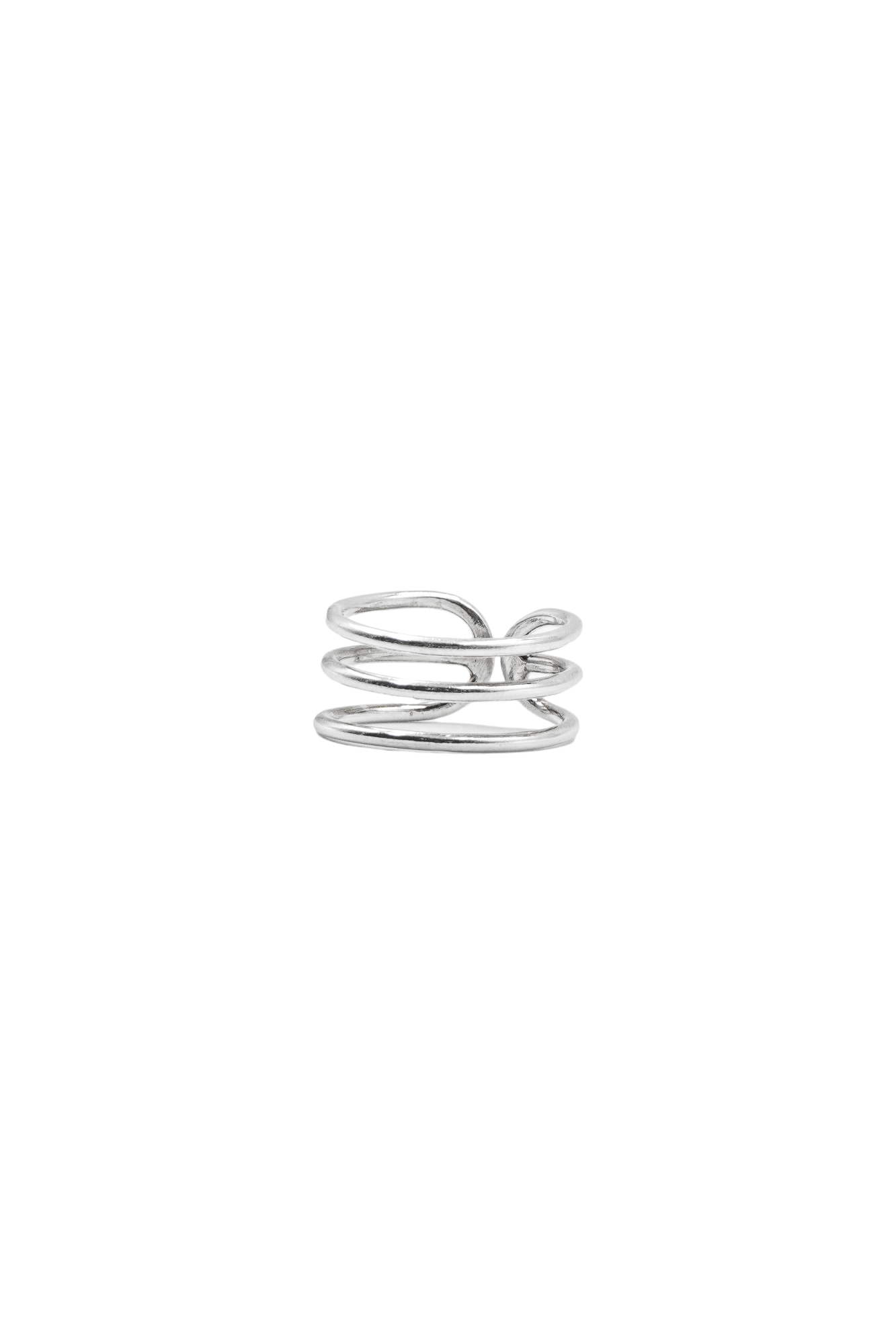 XIRA RING THREE SILVER LINES