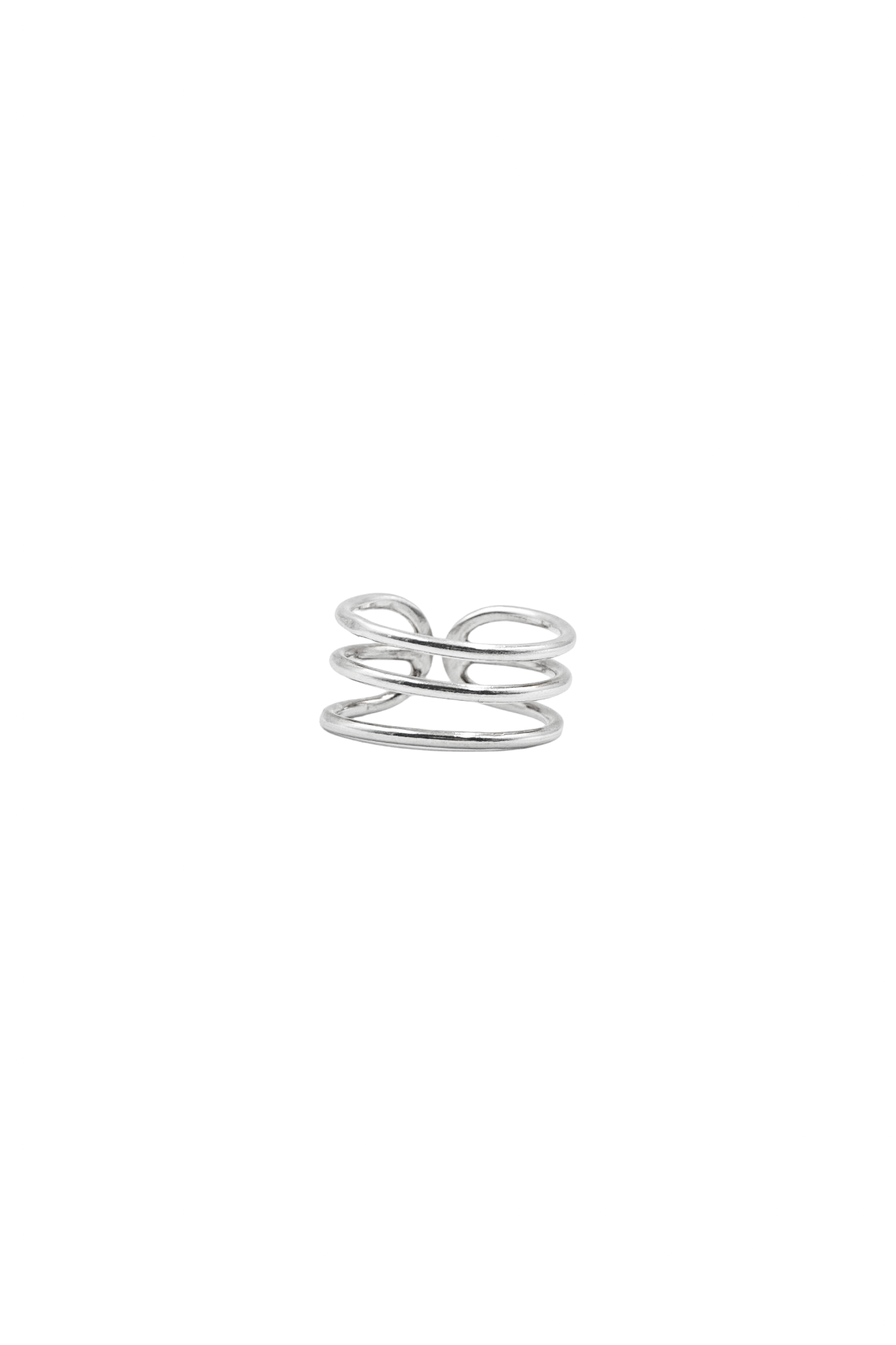 XIRA RING THREE SILVER LINES