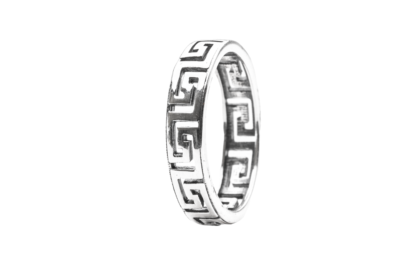 WOL RING GREEK PATERN RING