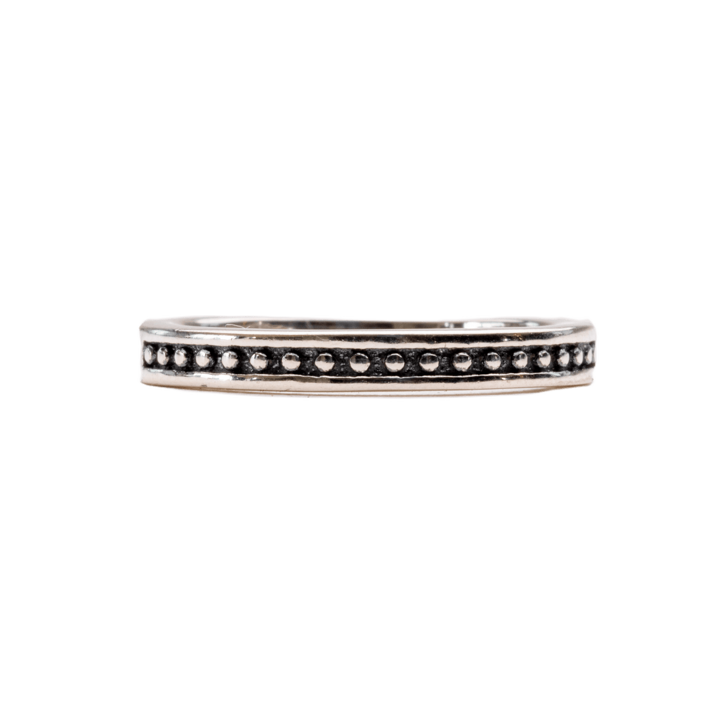 SIBA RING SILVER SMALL DOTS