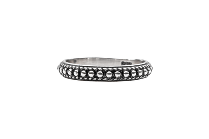 AKARAWA RING SILVER DOTS