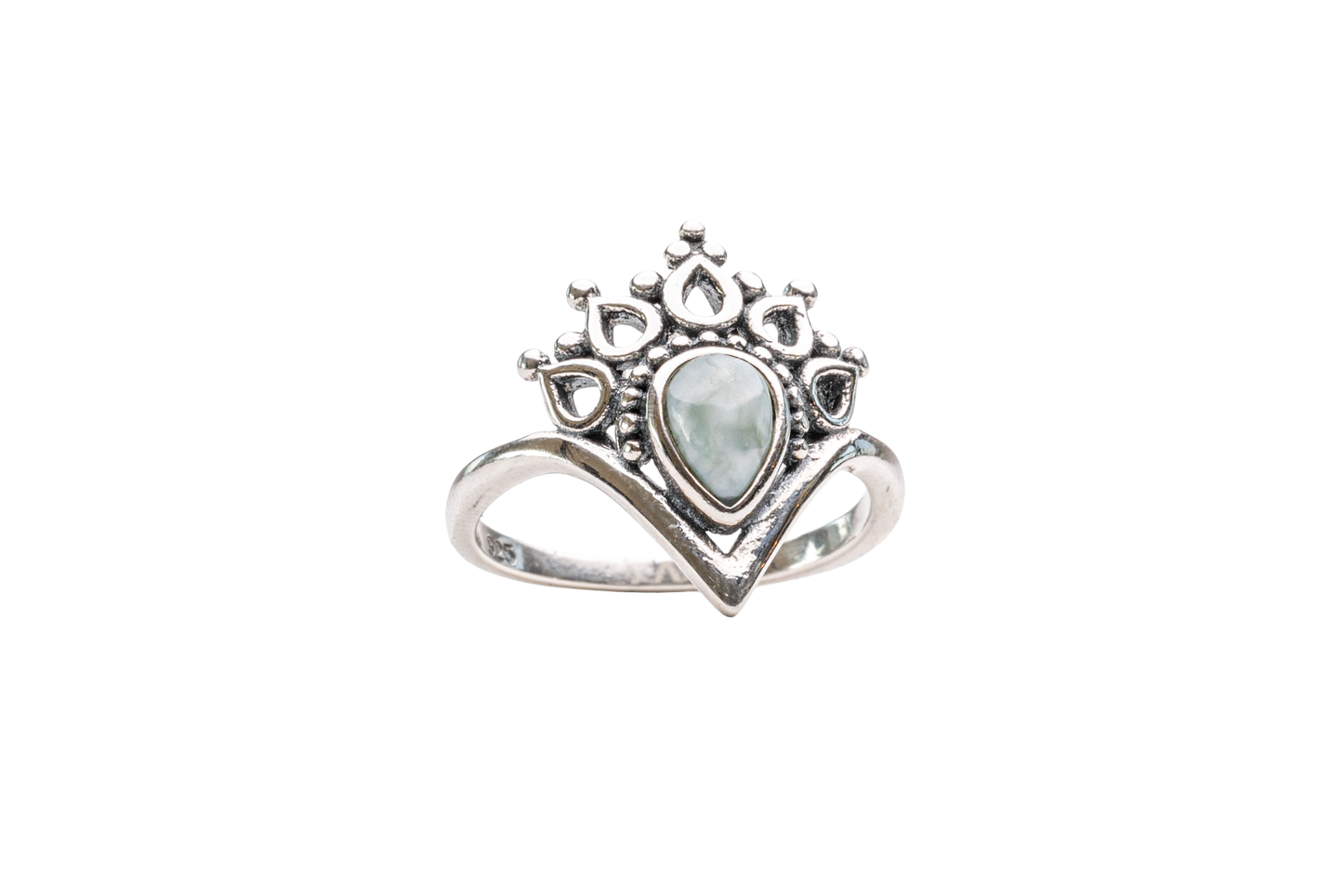 PAKARI RING LARIMAR DROP RING