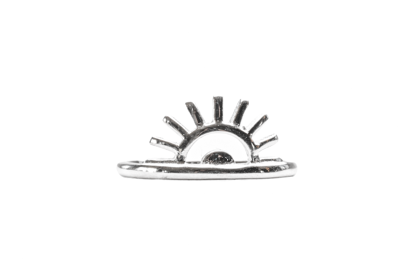 KIIN RING  SILVER SUNSET RING