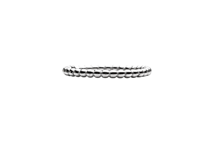 ZARI RING SMALL BEADS SILVER RING