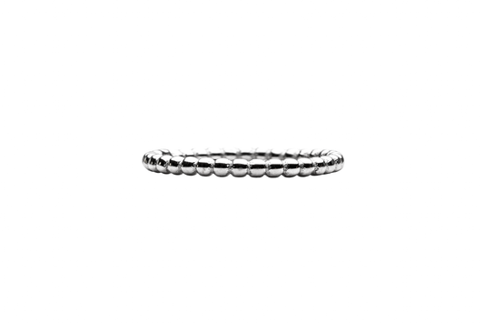 ZARI RING SMALL BEADS SILVER RING