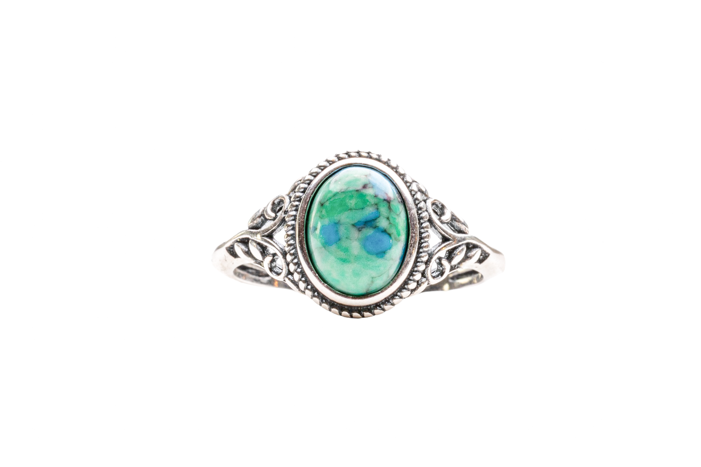 NUYARI RING OVAL TURQUOISE RING