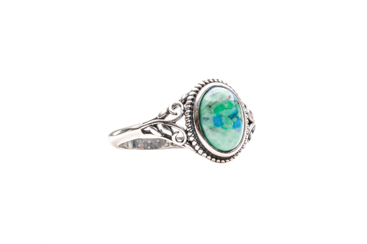 NUYARI RING OVAL TURQUOISE RING